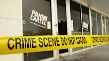 Customers arriving at the Panini Cartel cafe were confronted with the aftermath of the fire, which ravaged the shop's interior. 