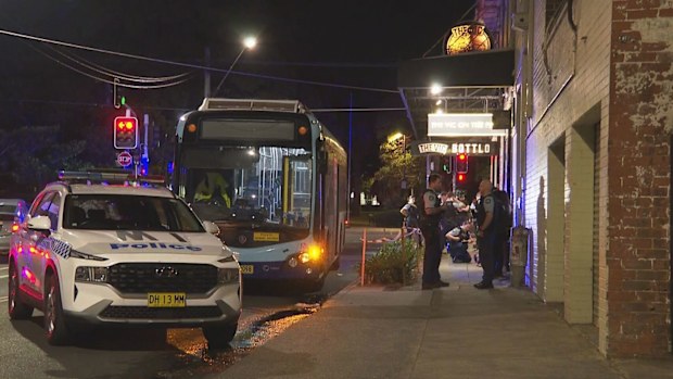 Sydney Bus stabbing Marrickville New South Wales.