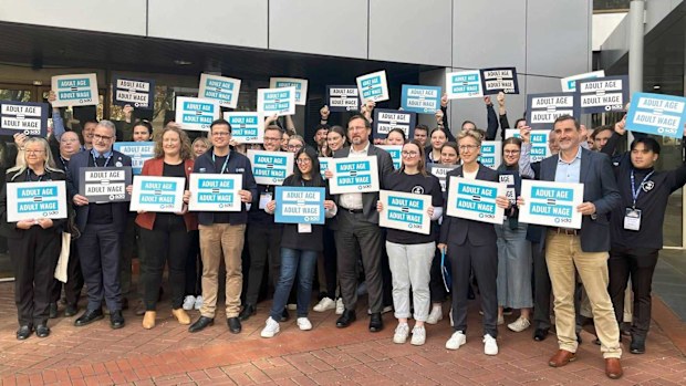 Young members of the SDA will gather at Parliament House today to lobby for equal adult wages.