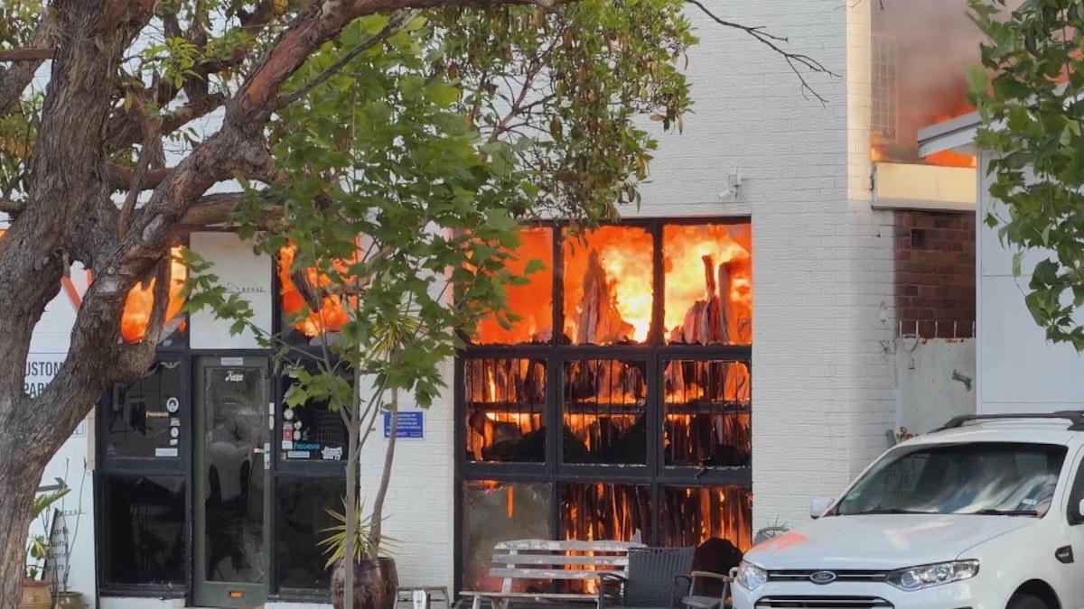 Sydney fire: Crews battle Brookvale factory fire | Nine.com.au