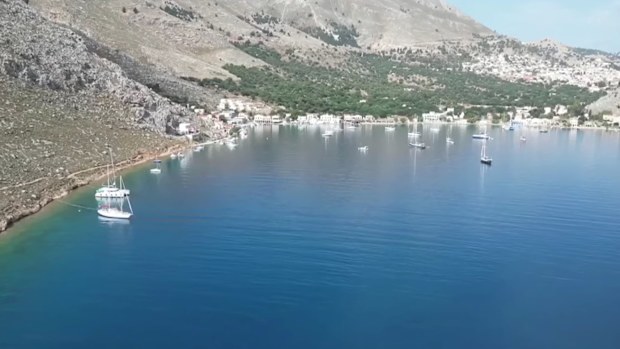 Newly released footage has shown TV doctor Michael Mosley soon after he was last seen on the Greek island of Symi.