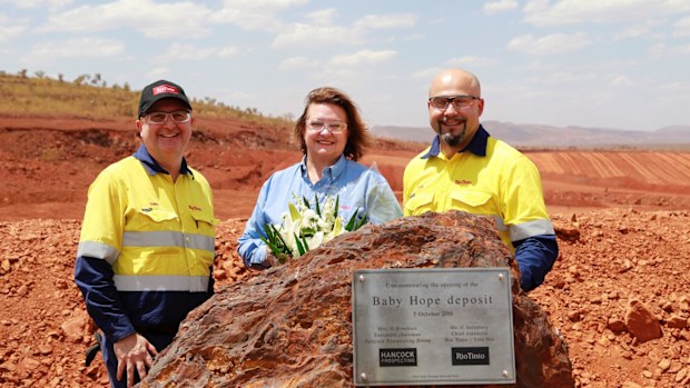 Rio Tinto, Gina Rinehart open new Hope Downs mine