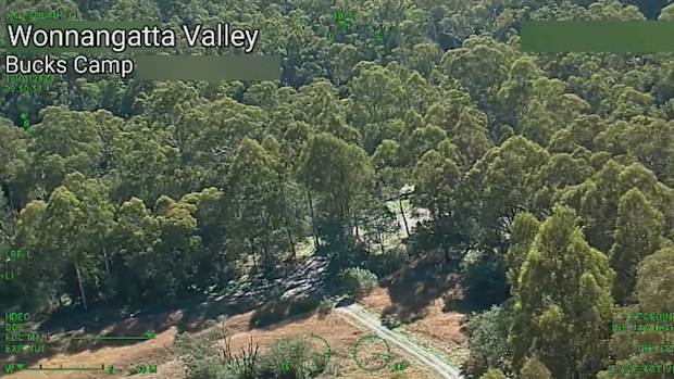 Aerial footage of the Wonnangatta Valley was played to the jury in the trial.