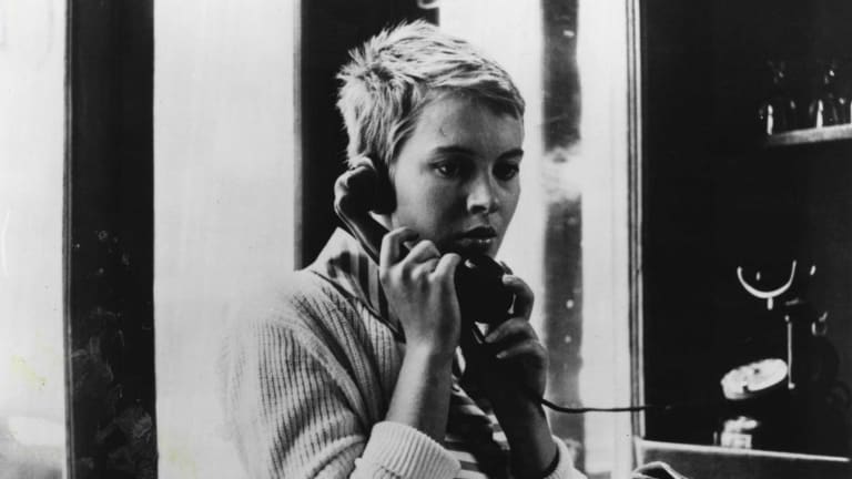 Jean Seberg (Patricia Franchini) in Jean Luc Godard's A Bout De Souffle (Breathless).