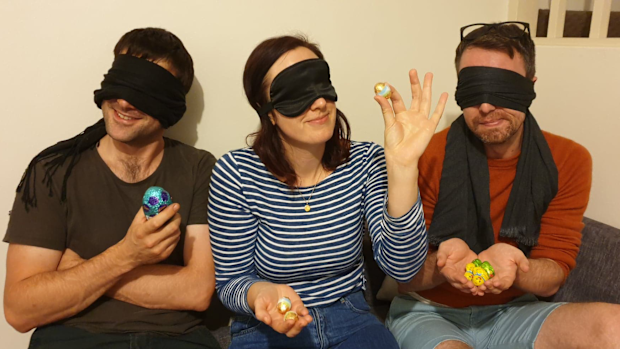 Blind Easter egg taste test