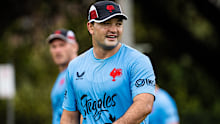 Brandon Smith in pre-season training with his new club. 