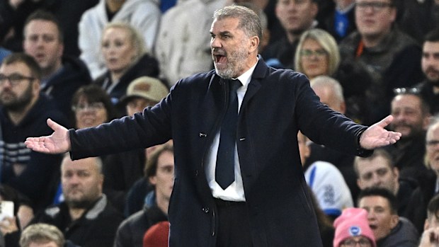Ange Postecoglou, manager of Tottenham Hotspur.