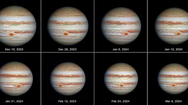 Tracking changes in the storm can help scientists better understand processes taking place in Jupiter's atmosphere.