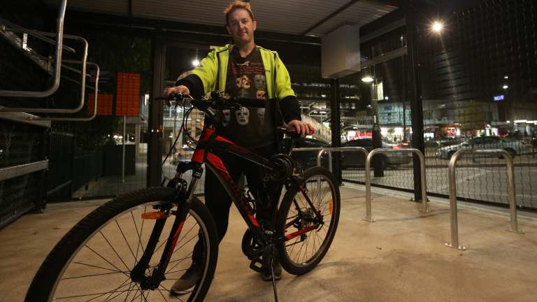 Opal-activated bike sheds give options to Sydney commuters