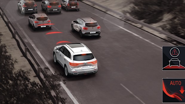 The Renault Koleos is another vehicle that has the technology as standard. Picture: Supplied