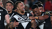 James Fisher-Harris in action for the Kiwis.