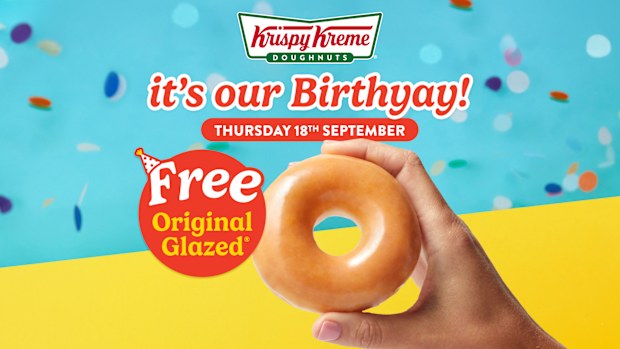 Krispy Kreme birthday deal