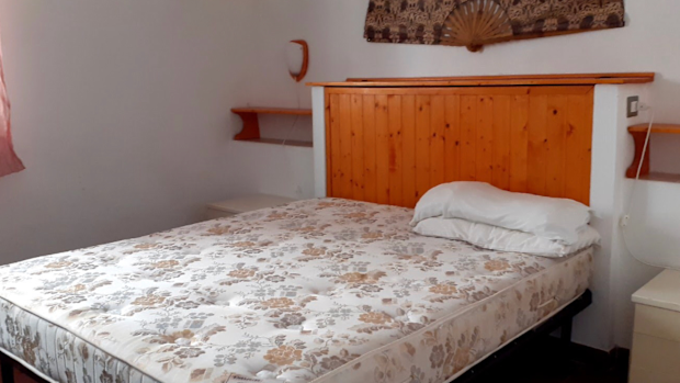 Mauro Morandi's apartment now has a kingsize bed