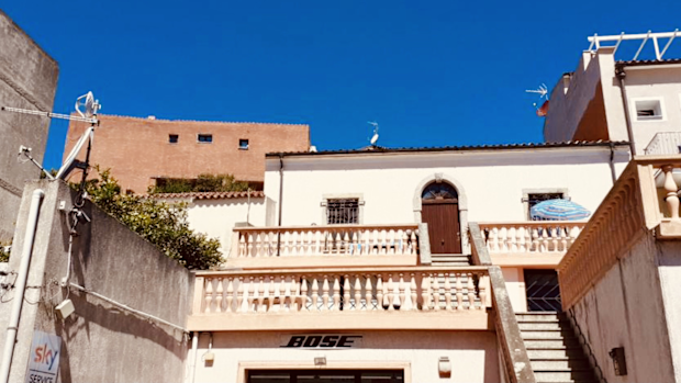 Mauro Morandi's new apartment in La Maddalena. Italy's Robinson Crusoe