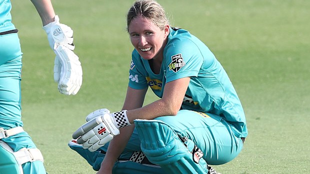 Beth Mooney soaks up her starring role in the WBBL final.