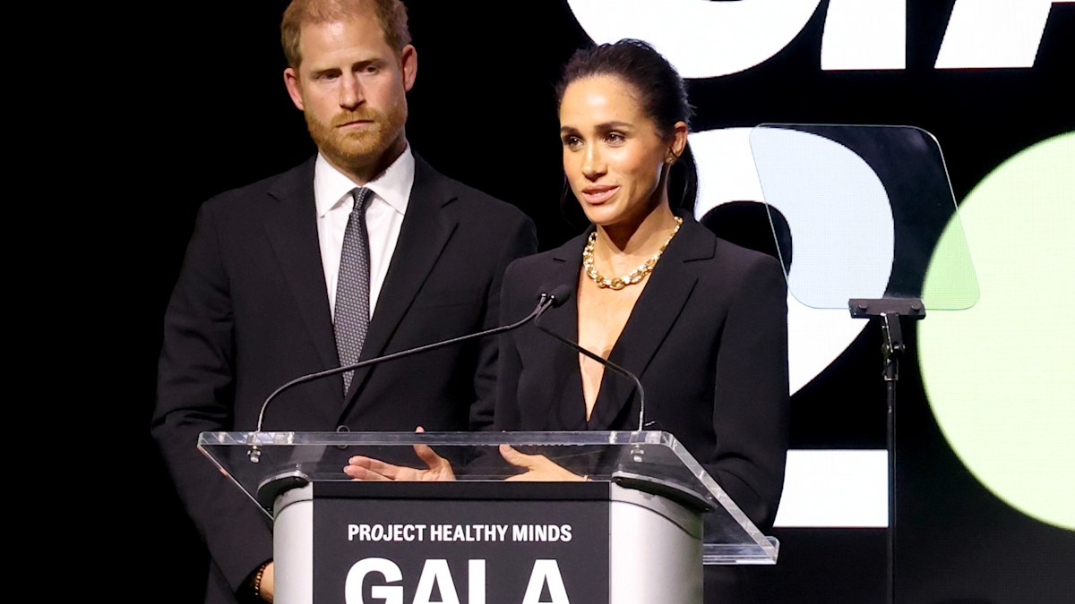 Prince Harry and Meghan Markle accept Humanitarians of the Year award at  World Mental Health Day Gala, reveal fears for children Archie and Lilibet  | Nine.com.au