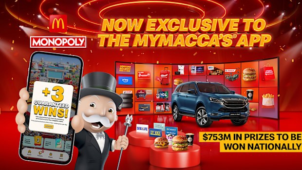 Monopoly Game at Macca's WA and TAS