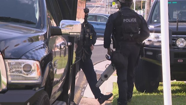 Two men have been charged after a major police operation at a home in Sydney's south-west.Police were first called to reports of a brawl on Bromley Avenue in Greenacre, just after 12.45am today.