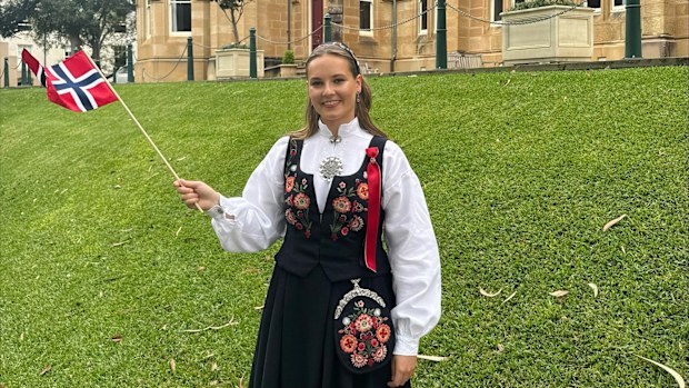 Norway's Princess Ingrid Alexandra celebrates May 17, National Day, from Sydney University where she is a student, May 17, 2026.