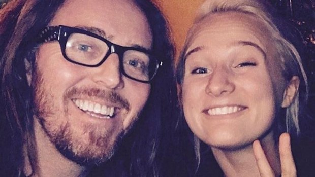 Fangirls creator Yvie Blake with Tim Minchin.