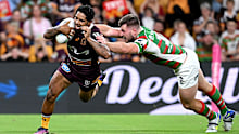 Albert Kelly scores for Brisbane. 
