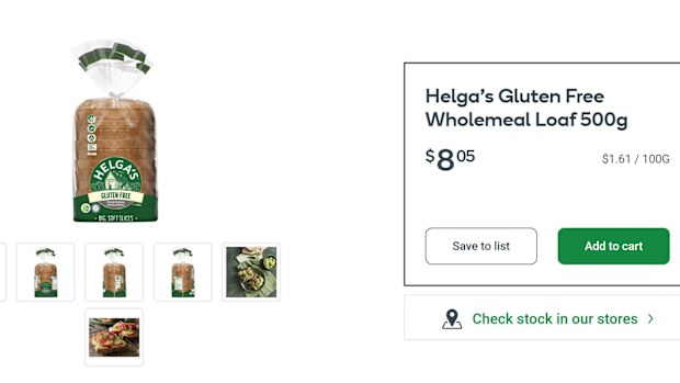 Woolworths bread