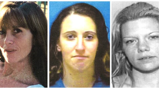 From left, Kimberly Dietz-Livesey, Sia Demas and Jessica Good were killed by Roberto Fernandes who later died in a plane crash in South America.