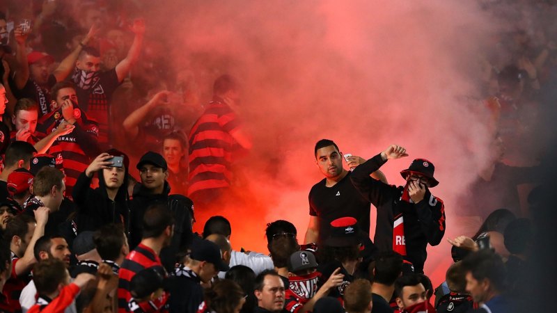 Andrew Redmayne calls on Western Sydney Wanderers fans to stop lighting flares