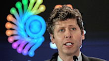 OpenAIs CEO Sam Altman speaks at the AI Summit in New Delhi, India, Thursday, Feb. 19, 2026. (AP Photo)
