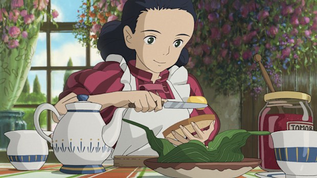 This image released by GKIDS shows Himi, voiced by Karen Fukuhara in English and AIMYON in Japanese, in a scene from Hayao Miyazakis The Boy And The Heron.