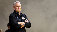 Flames coach Shane Heal. (Photo by Brendon Thorne/Getty Images)