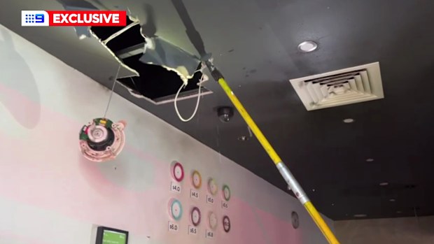 Businesses in the area have been hit with so much downpour some roofs have collapsed.