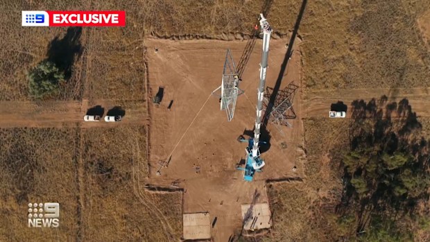 A massive project is underway to construct an 'energy superhighway' connecting three states.Transmission lines will be created promising to build up a more reliable grid, bring down power bills and secure Australia's clean energy future.