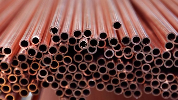Copper cops China's share plunge