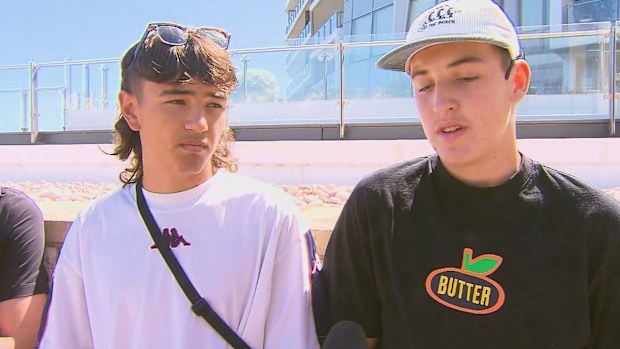 Luke Smith and Joshua Warwick were at the river at the time of the attack.