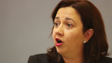 palaszczuk annastacia queensland premier shrinking carmody lnp tainted justice chief tim government hyde chris credit