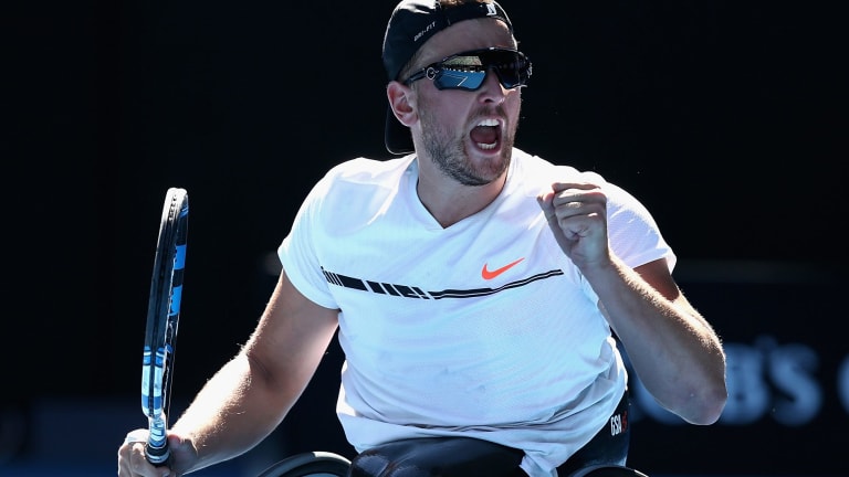 Dylan Alcott wins third straight Australian Open quad wheelchair title