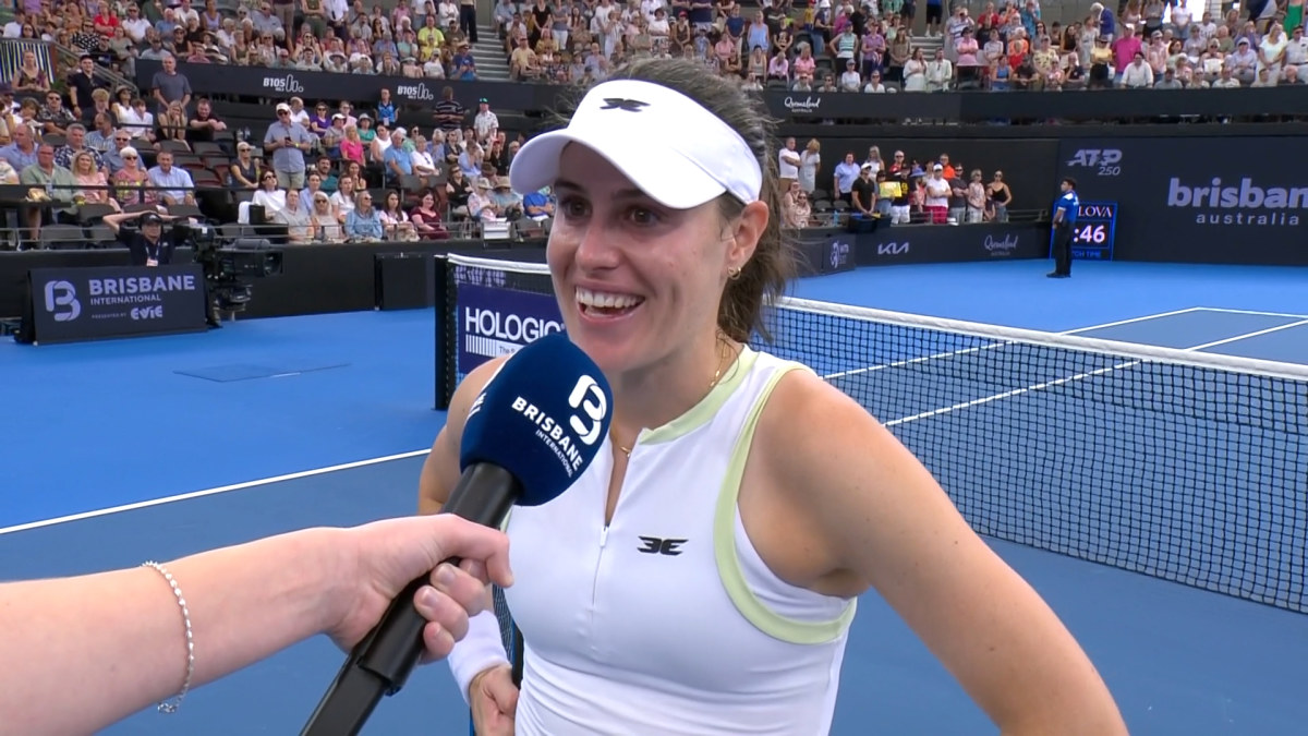 Tennis news 2025 Kim Birrell advances to quarter finals at Brisbane International