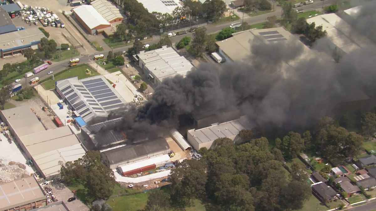 Sydney Smithfield: More than 70 firefighters battle factory fire in ...