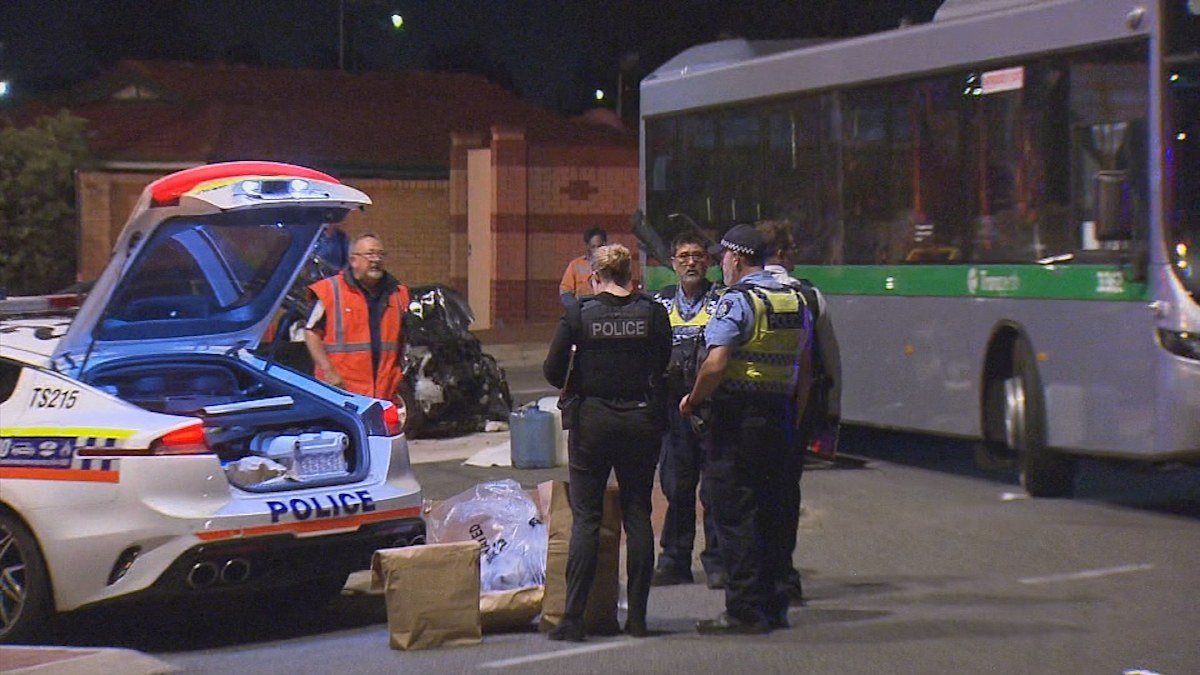 Police find drugs, thousands of dollars in car after Perth bus crash ...