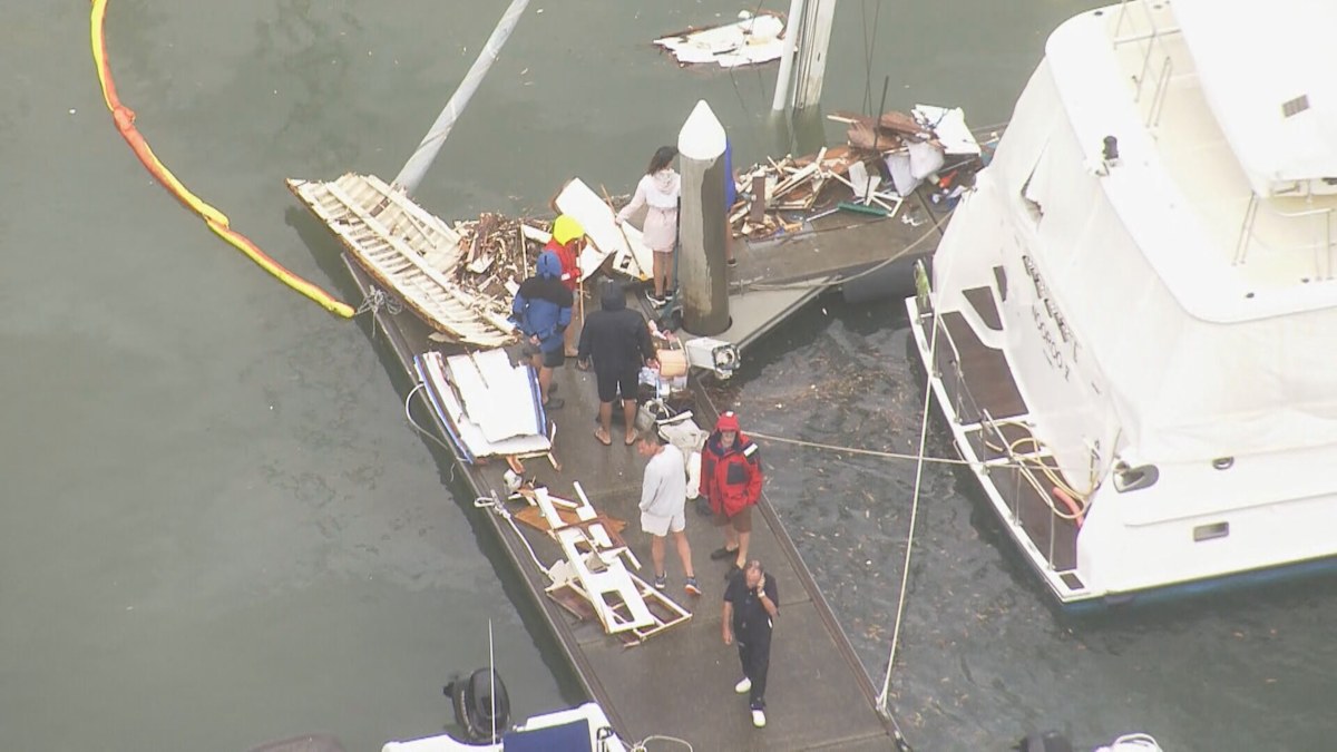 Woman suffers shrapnel injuries after boat explosion at Sydney marina ...