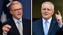 Anthony Albanese and Scott Morrison (Photos: Rhett Wyman, Alex Ellinghausen)