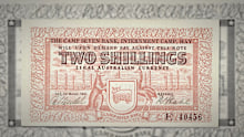 They evem drafted their own camp currency with hidden message.
