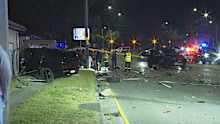 Drivers hospitalised after multi-car crash in Greenacre.