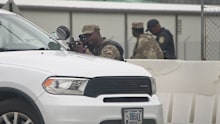 A US Army base was sent into lockdown when a soldier shot five colleagues.
