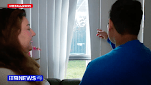 A terrified mum has opened up about the frightening moment an arrow was shot into her home in Adelaide's northern suburbs.