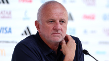 Socceroos coach Graham Arnold speaks ahead of the Tunisia game. 