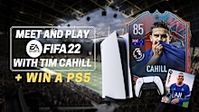 Win a chance to play FIFA 22 with Tim Cahill.