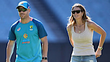 David and Candice Warner.