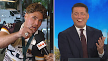 Reece Walsh had Karl Stefanovic in stitches. 